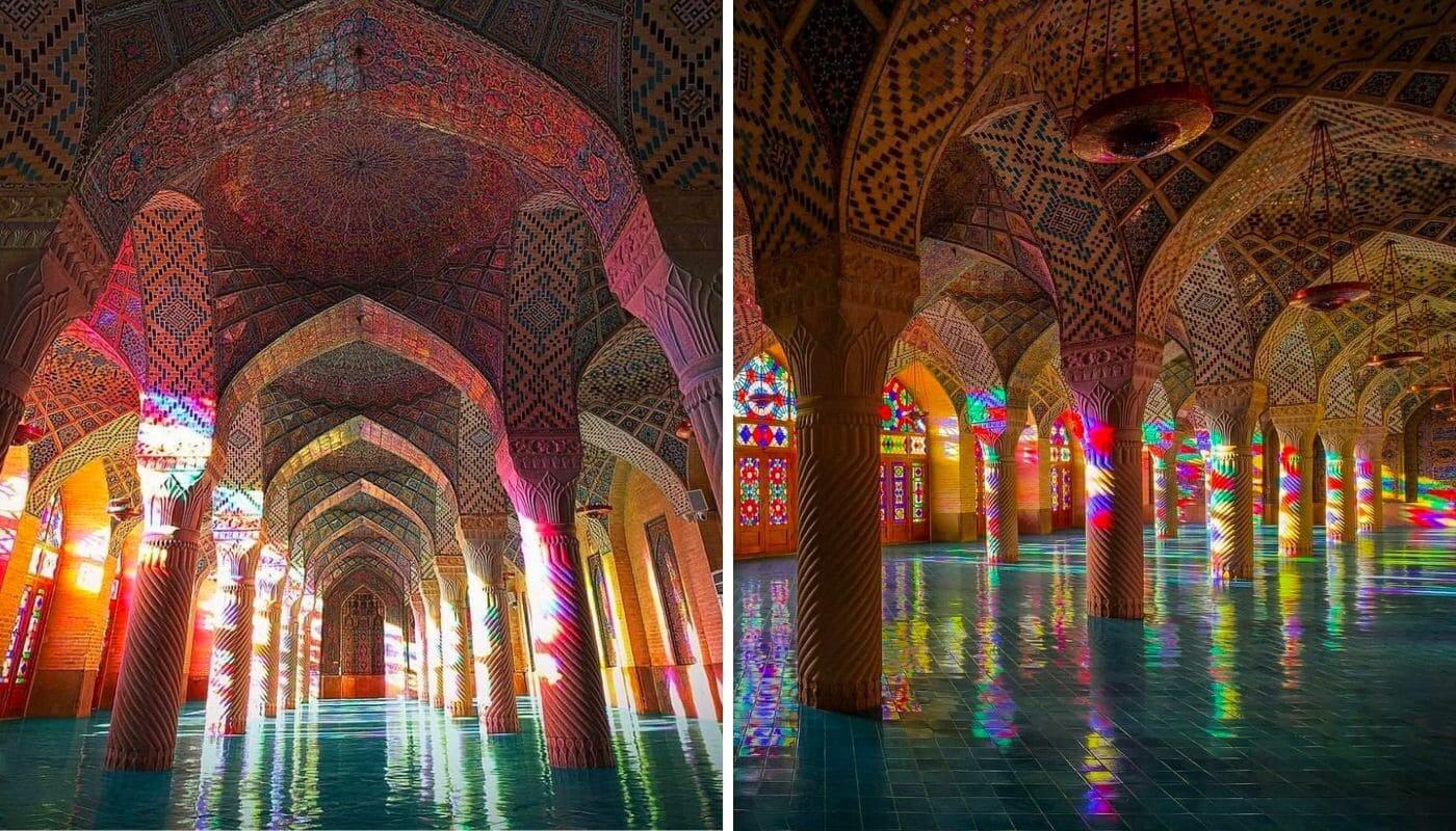 Туры в Иран мечеть Насир оль Мольк в Ширазе - GoIran