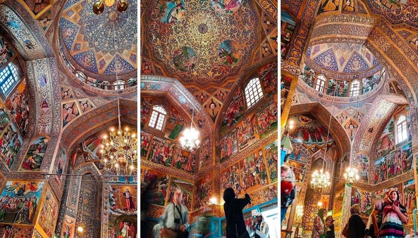 Тур в Иран Кафедральный собор Ванк в Исфахане - GoIran
