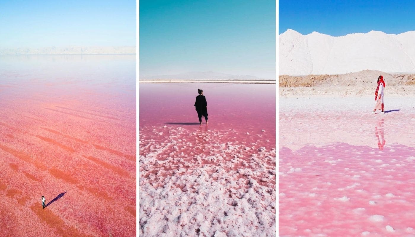 Тур в Иран Розовое озеро Мехарлу в Ширазе - GoIran