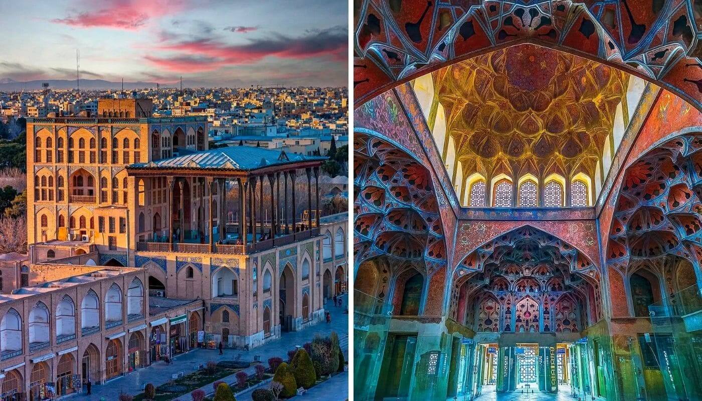 Тур в Иран дворец Али Капу в Исфахане - GoIran